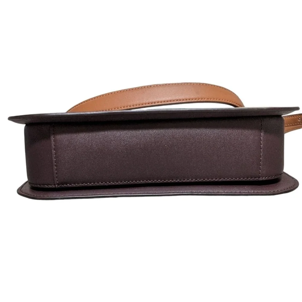 Kate Spade NY Audrey bicolor Flap crossbody flat leather handle shoulder bag